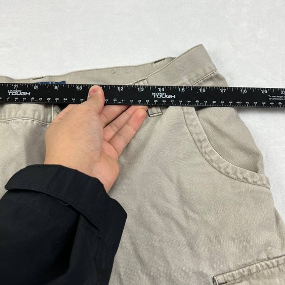 Anchor Blue Men Shorts 34 Outdoor Casual Cargo Chino Pockets‎ Gray - Picture 4 of 9